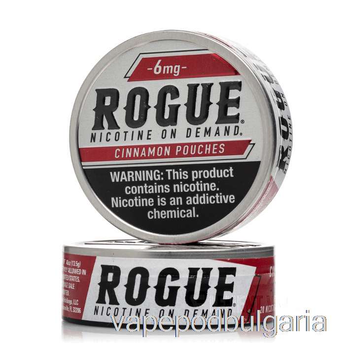 Vape 10000 Дръпки Rogue Nicotine Pouches - Cinnamon 3mg (5-pack)